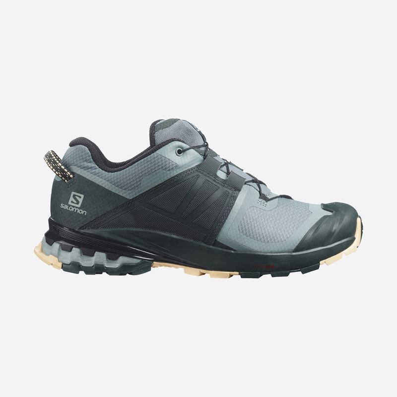 SALOMON XA WILD Philippines - Women's Trail Running Shoes - Green/Cream | 965401-XVC